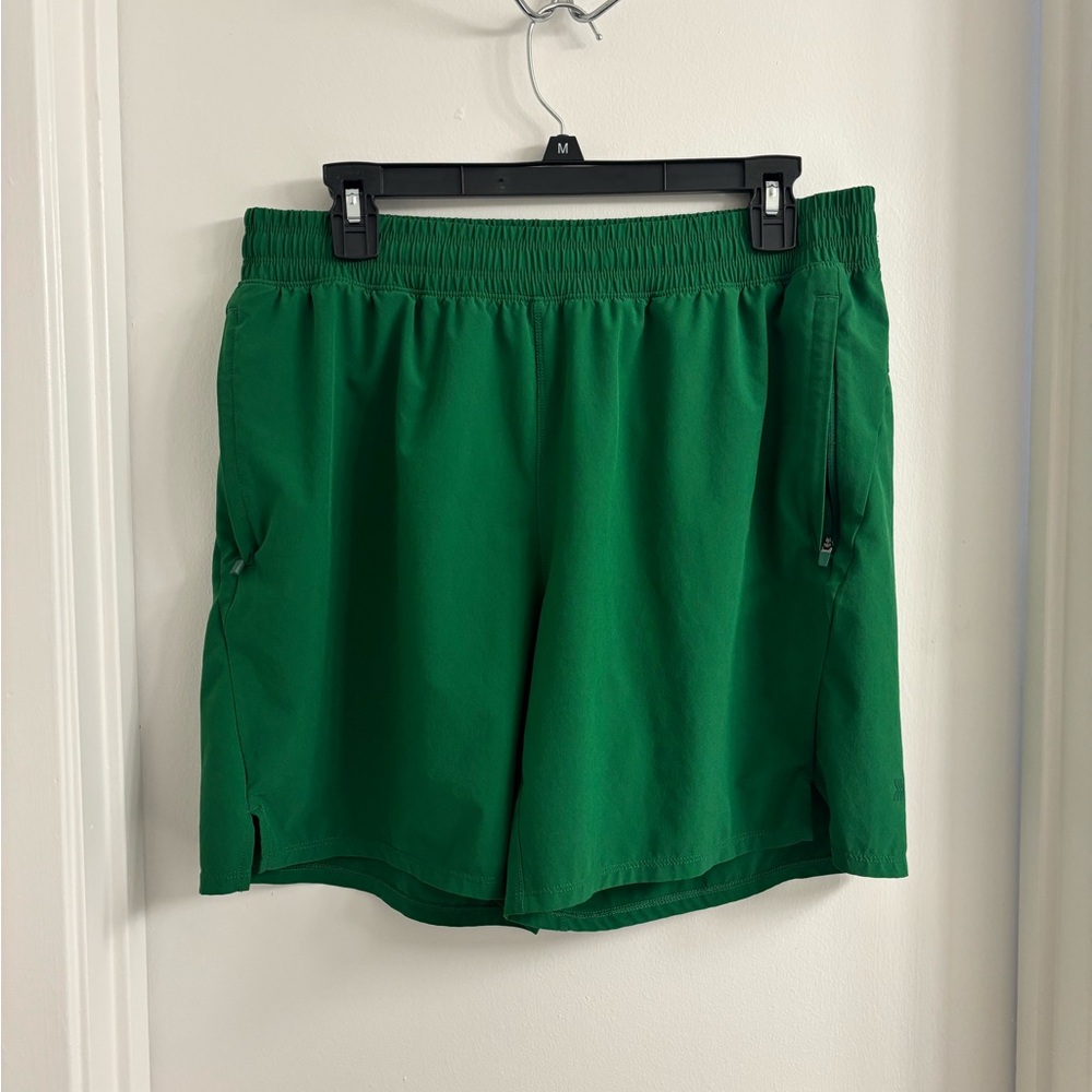 Men's Green Athletic Shorts